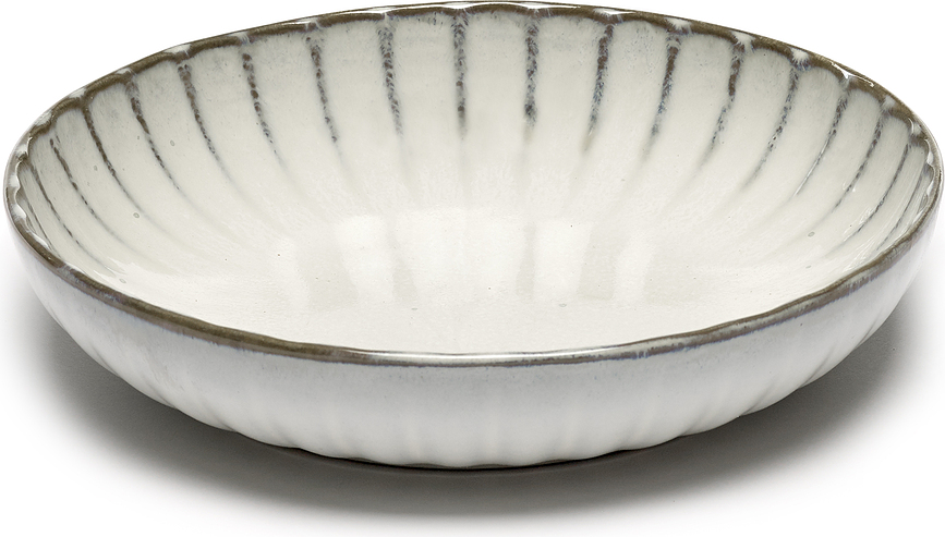 Inku Globok krožnik, 19 cm, bel