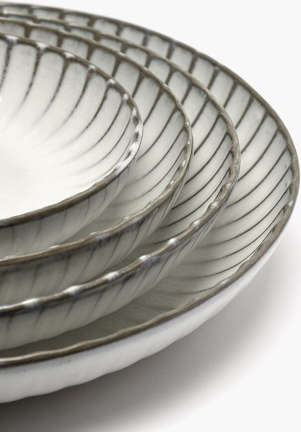 Inku Πιάτα βαθιά, 23 cm, σκούρα πράσινα, 2 τμχ