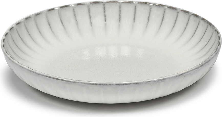 Inku Πιάτο Βαθύ, 21 cm, λευκό