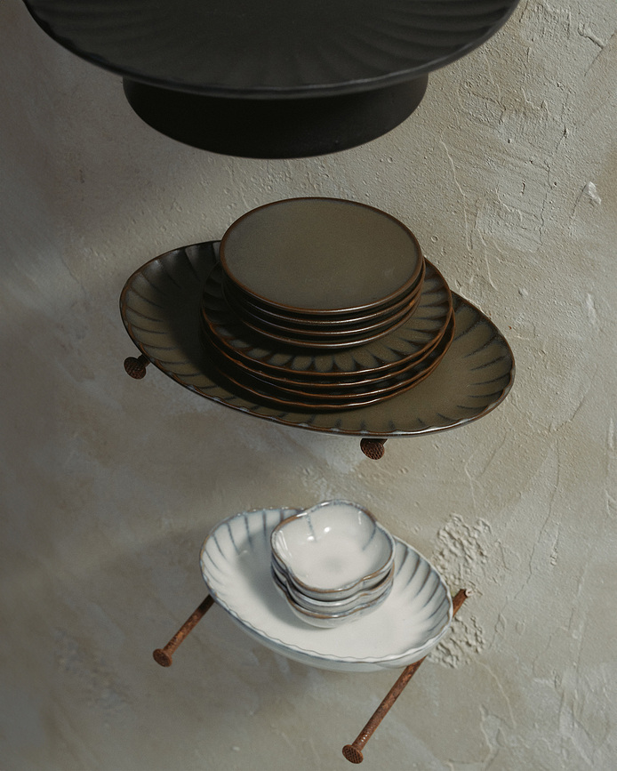 Inku Πιάτο Γλυκού, 15 cm, λευκό