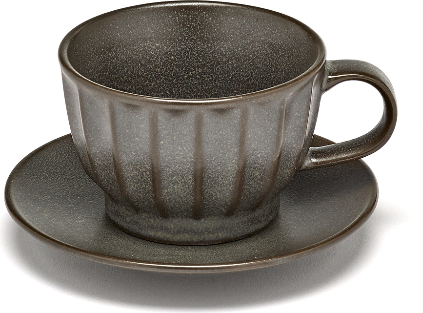 Inku Krožniček za skodelico za espresso, 12 cm, bel