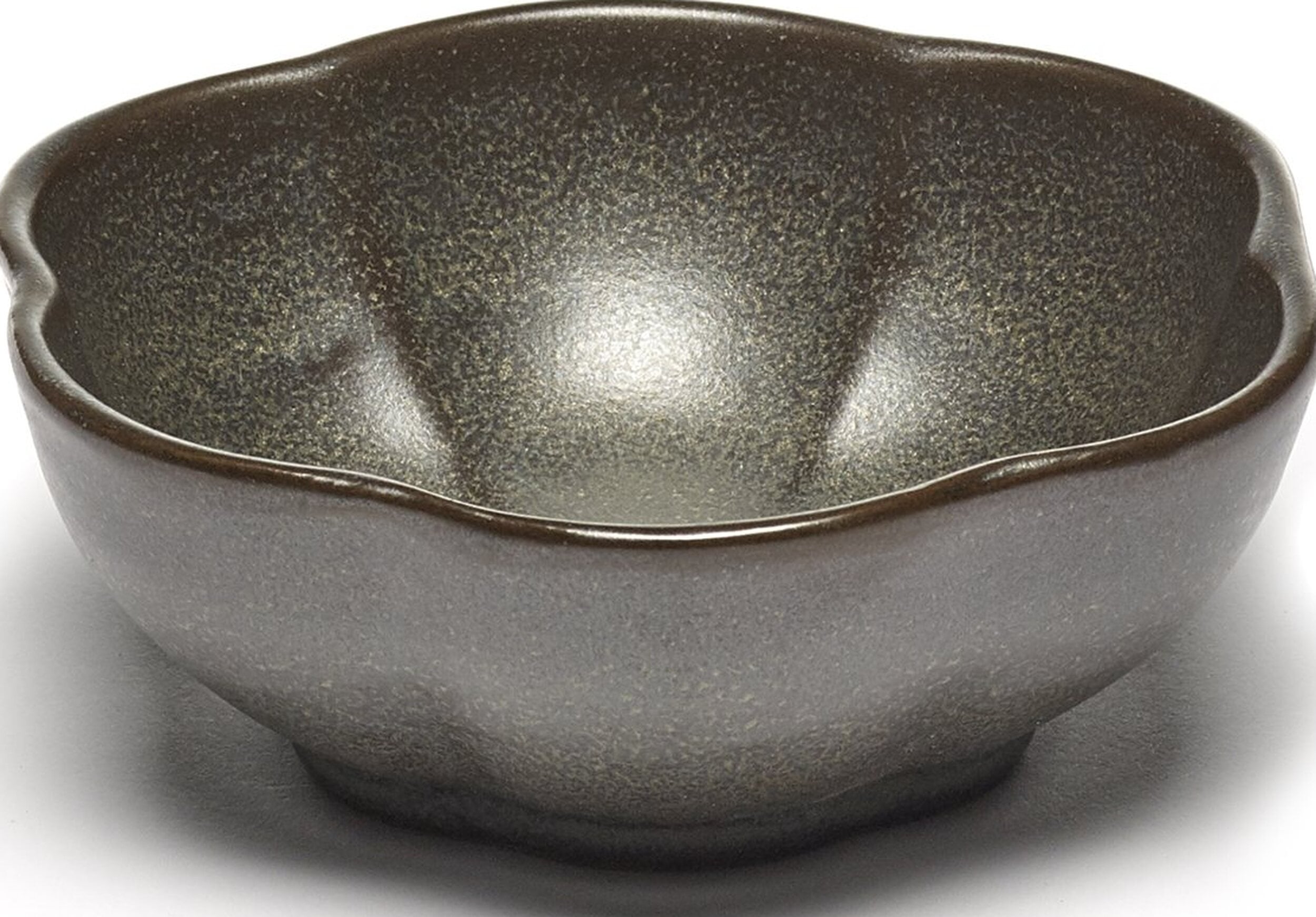 Snackschüssel Inku Ribbed Schalen 11 Cm, Dunkelgrün, 4 St.