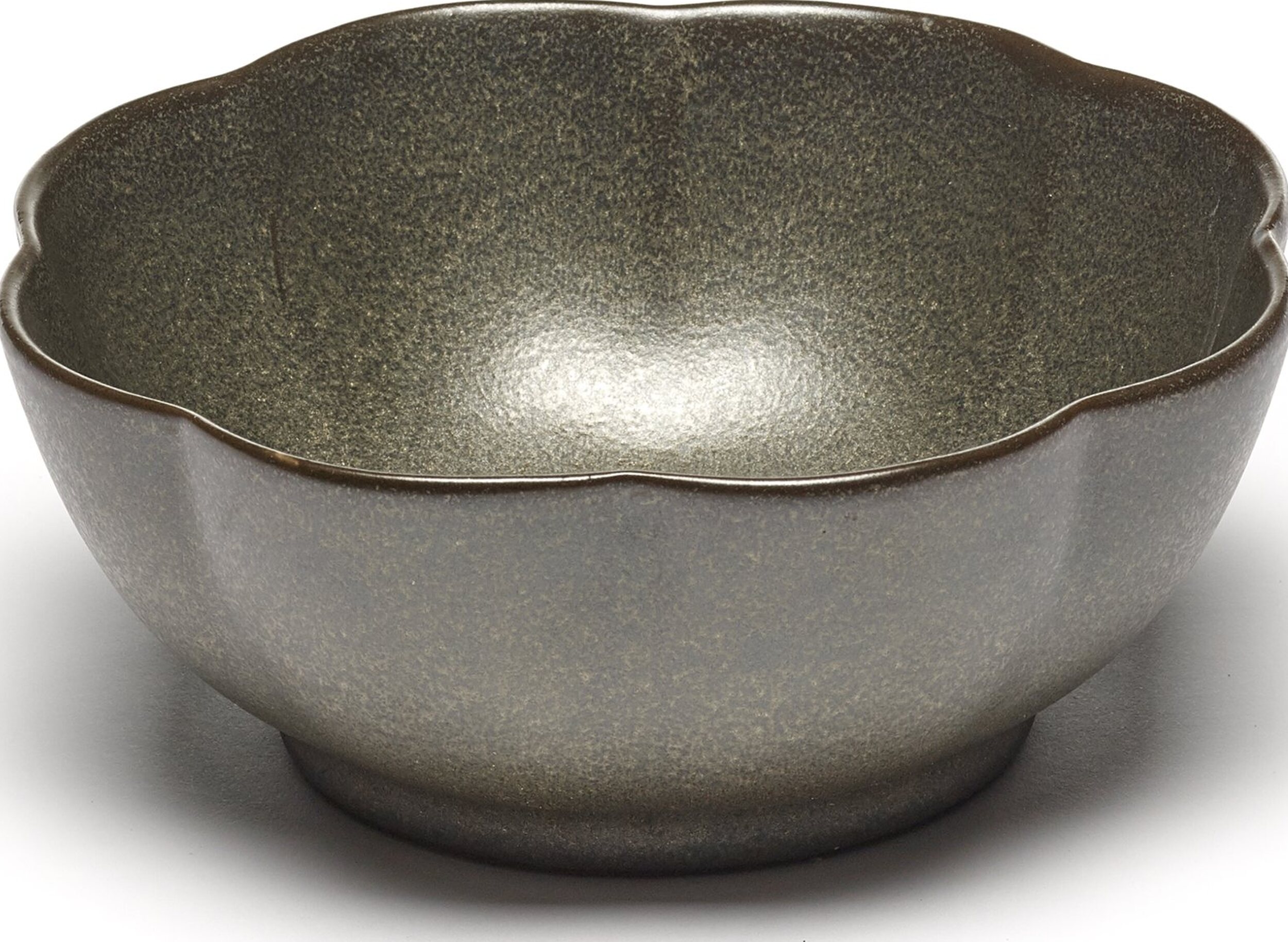 Suppenschüssel Inku Ribbed Schalen 15 Cm, Dunkelgrün, 4 St.