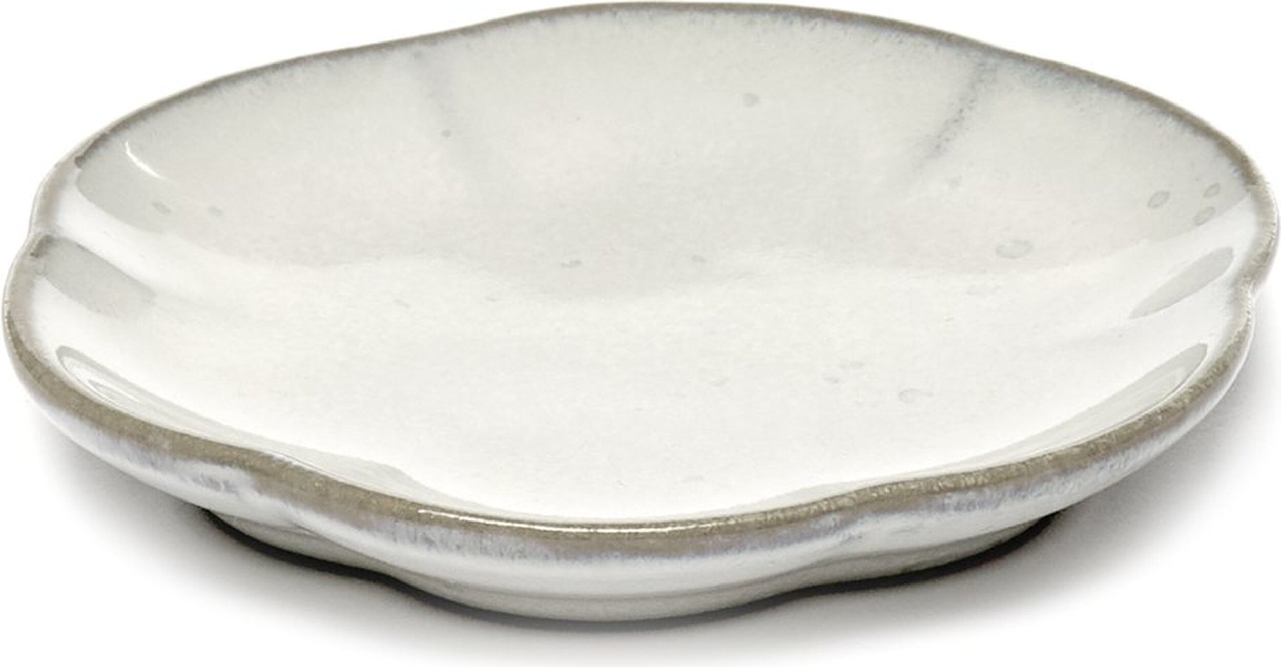 Inku Ribbed Snackteller 8,9 cm, weiß, 4 St.