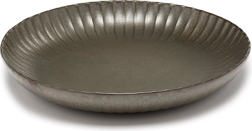 Inku serveringsskål 32 cm, mørkegrøn