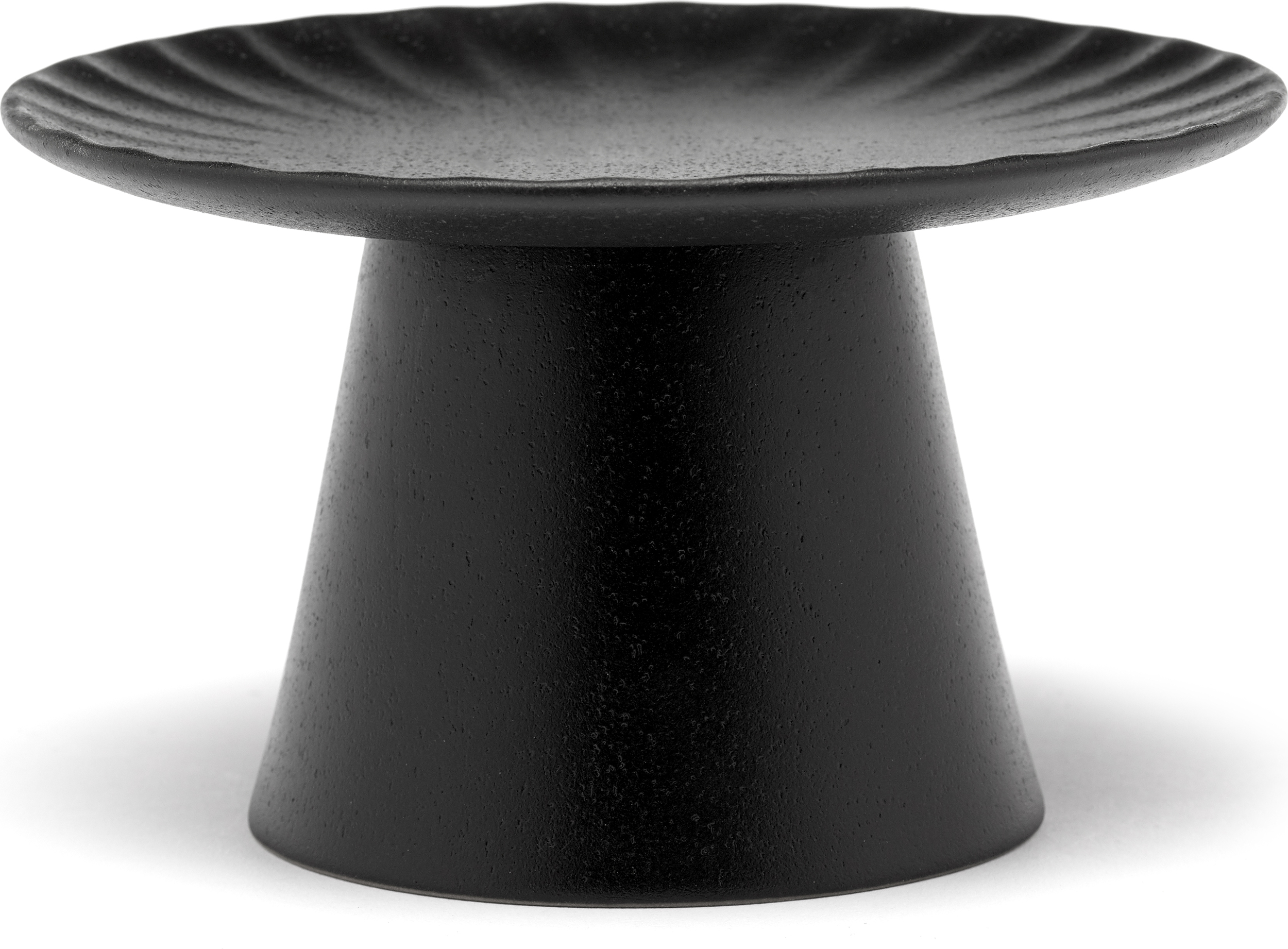 Etageren und Kuchenteller Inku Servierplatte 15 Cm, Schwarz