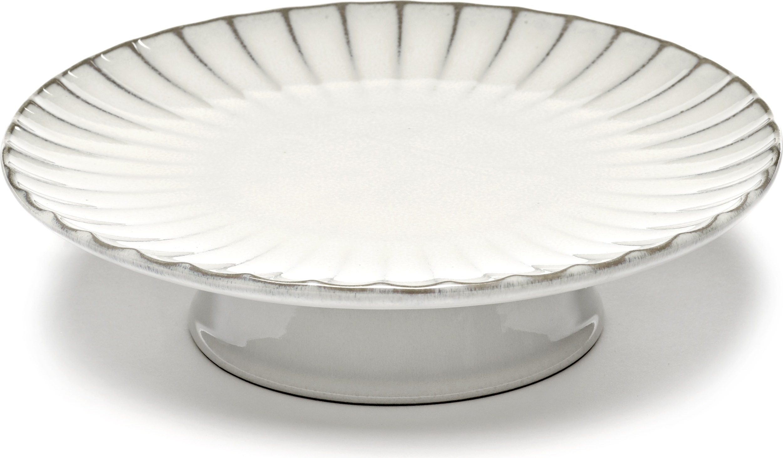 Etageren und Kuchenteller Inku Servierplatte 24 Cm, Weiß