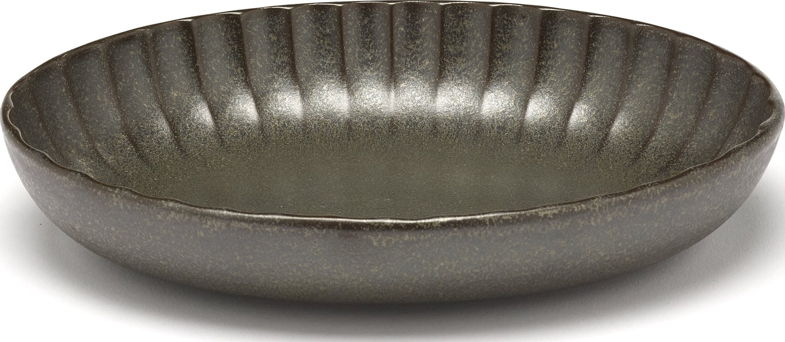 Inku Servierschalen oval, 19 cm, dunkelgrün, 2 St.