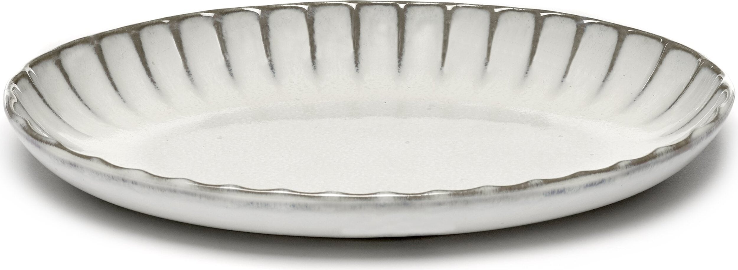 Ovale Servierplatten Inku Servierschalen Oval 22 Cm, Weiß, 2 St.