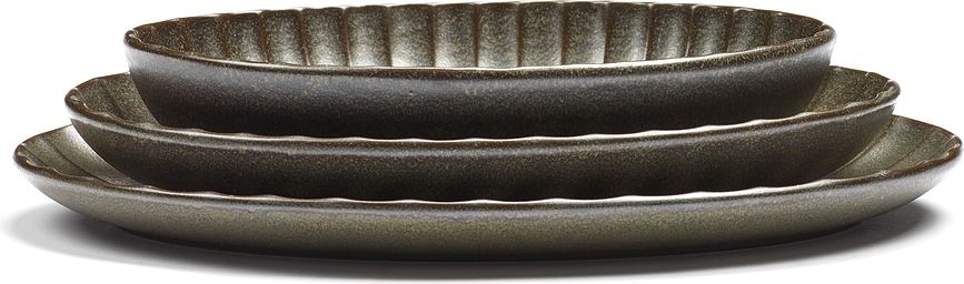 Inku Skleda za serviranje ovalna, 19 cm, bela