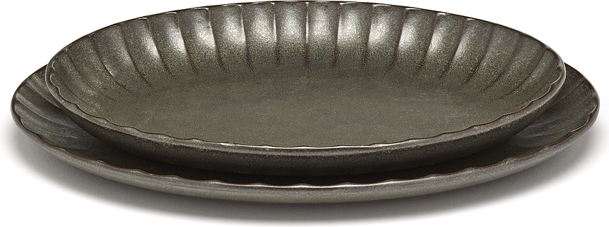 Inku Skleda za serviranje ovalna, 22 cm, bela