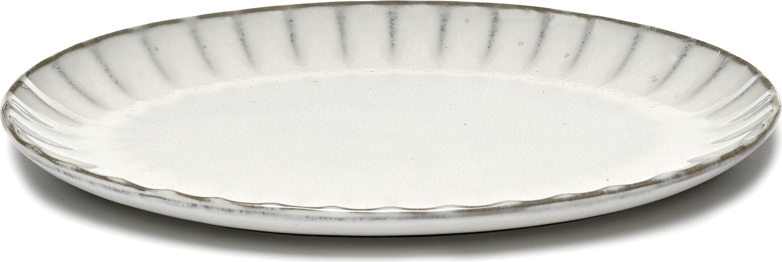 Essteller Inku Speiseteller Oval, 25 Cm, Weiß, 2 St.
