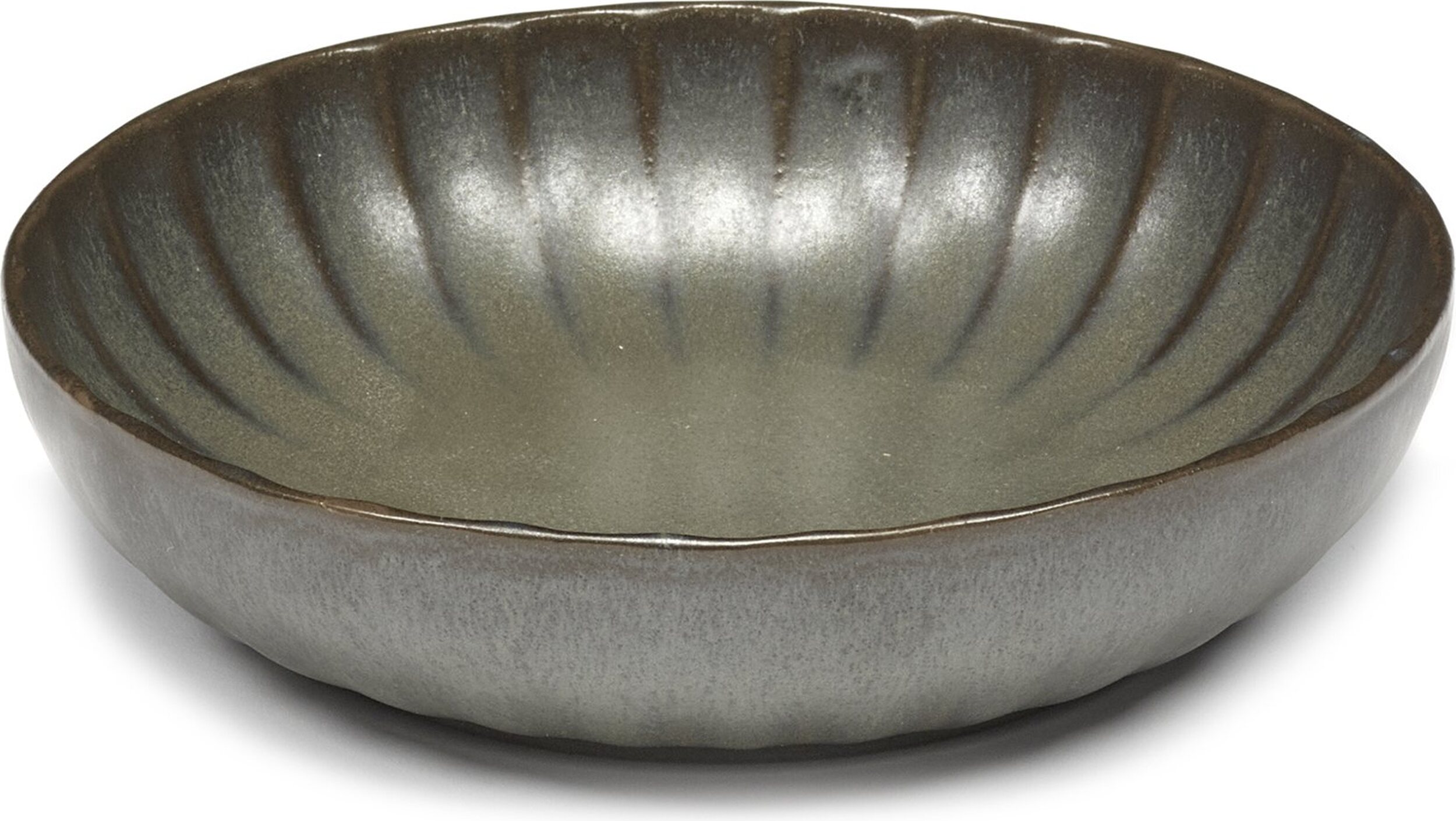 Inku Tiefe Teller 16 cm, dunkelgrün, 2 St.