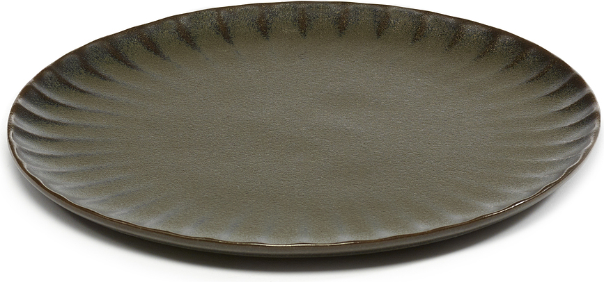 Inku Zajtrkovalni Krožnik, 21 cm, temnozelen