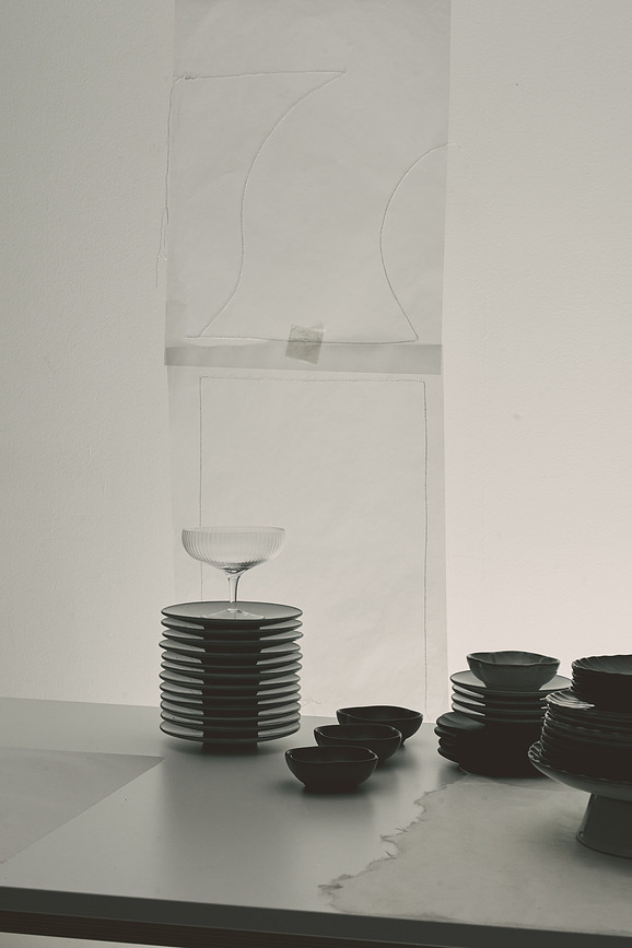 Inku Ribbed Zdjela 11 cm bijela