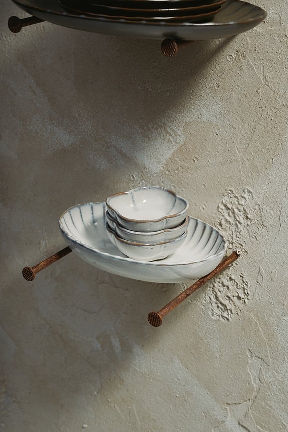 Inku Zdjela rebrasta 15 cm bijela