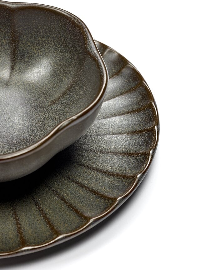 Inku Ribbed Zdjele 11 cm bijele 4 kom.