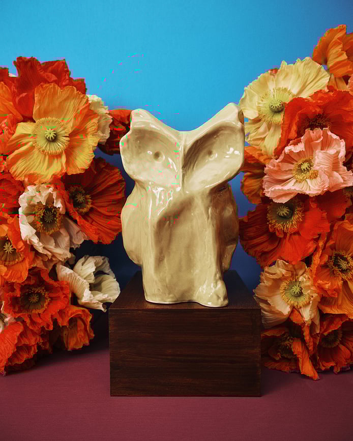 Jarrón After Midnight, 23 cm, azul