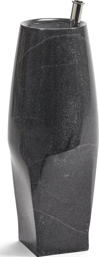 Jarrón de mármol Josephine 35 cm, negro