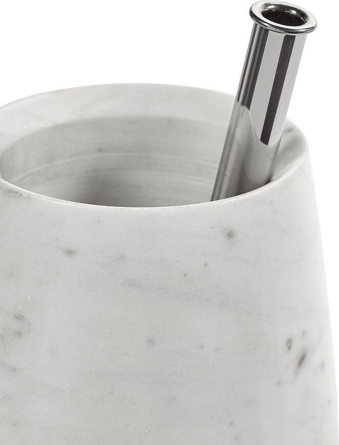 Jarrón de mármol Josephine 35 cm, negro