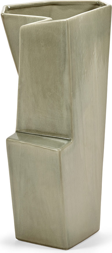 Jarrón decorativo Bebop, 53,5 cm, verde claro