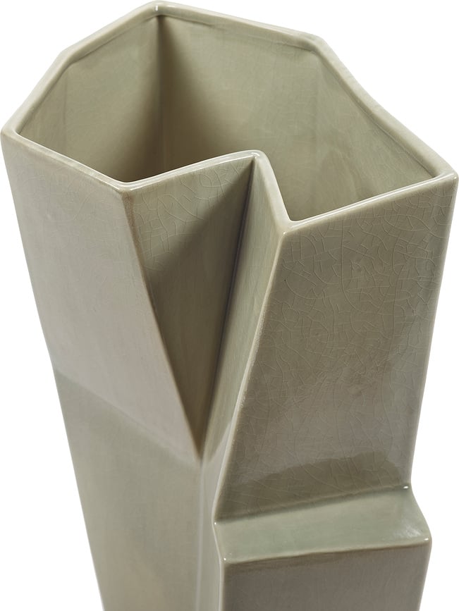 Jarrón decorativo Bebop, 53,5 cm, verde claro