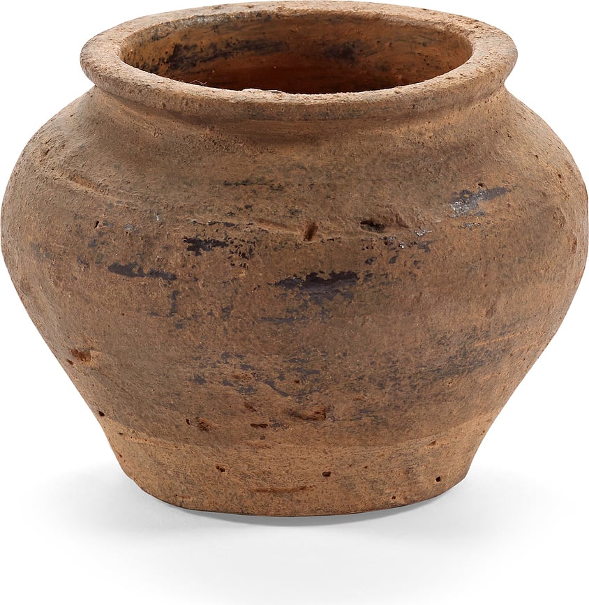 Jarrón decorativo Black Ancient, 10 cm