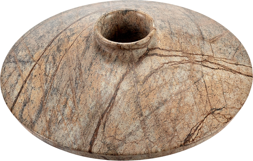 Jarrón decorativo Dune °1, 15 cm, blanco