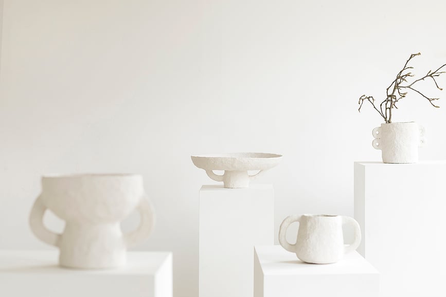 Jarrón decorativo Earth, 41 cm