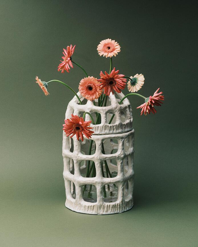 Jarrón decorativo Pique-Fleurs, 38 cm