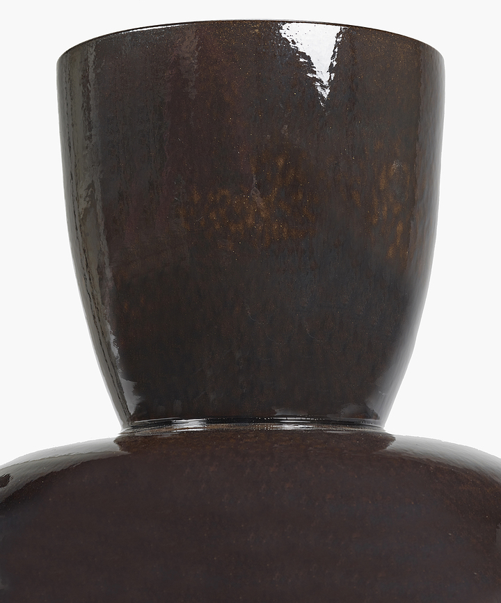 Jarrón decorativo Pure, 59 cm, marrón