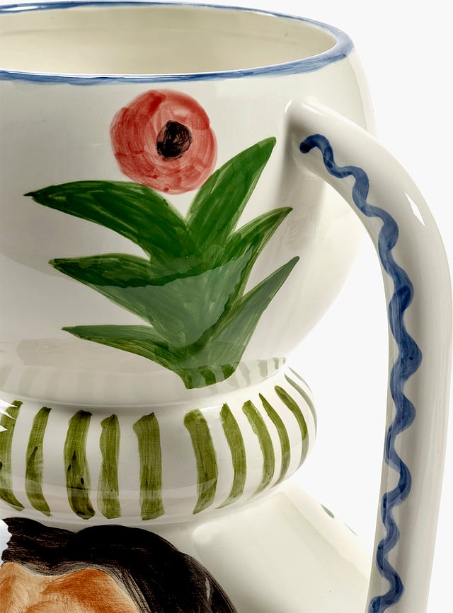 Jarrón decorativo Santiago De Borja Mamey, 40 cm