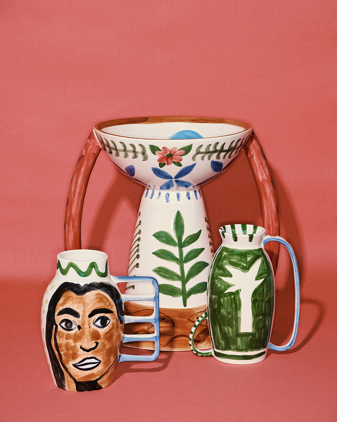 Jarrón decorativo Santiago De Borja Pijuayo, 39 cm