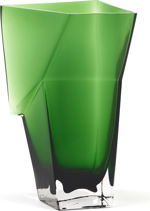 Jarrón Dunk, 33,5 cm, verde