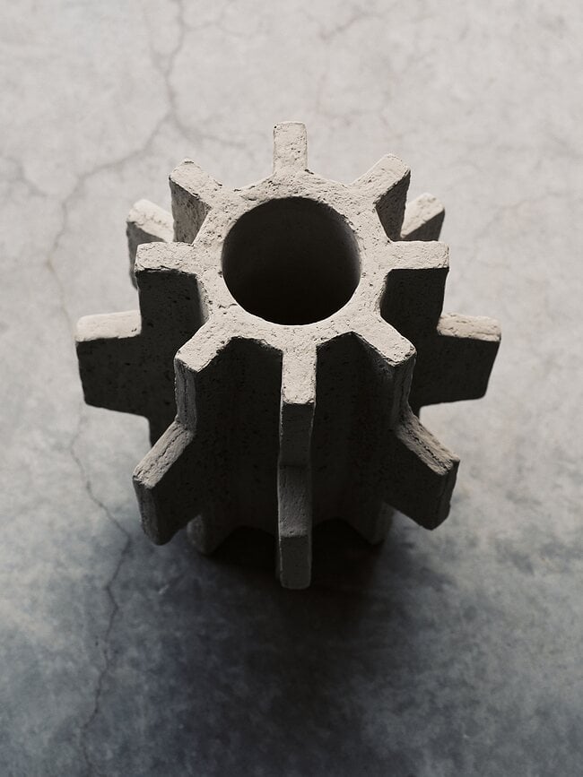 Jarrón FCK Cement 25,5 cm