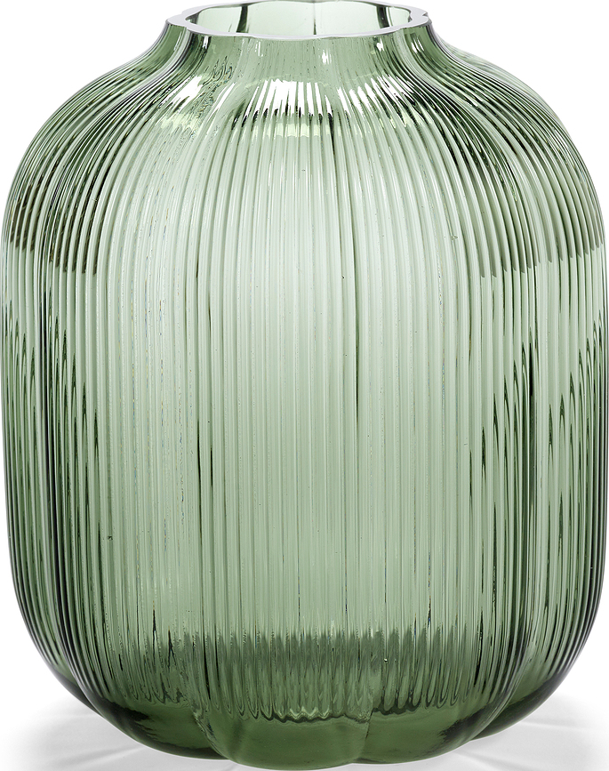 Jarrón redondeado Serax, verde