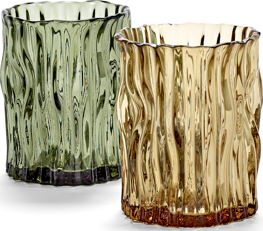 Jarrón Serax, 15,2 cm, amarillo