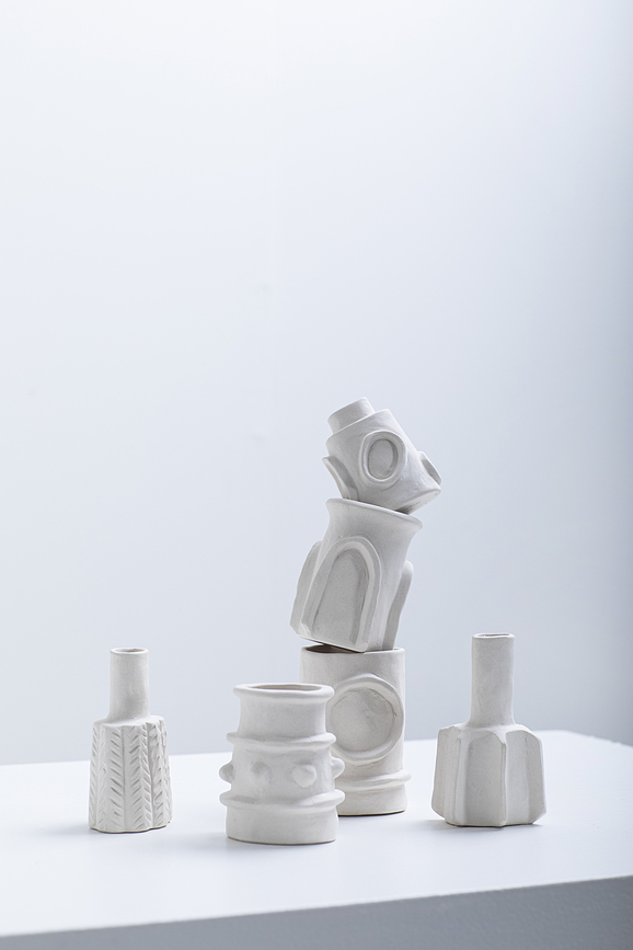 Jarrones decorativos Molly, 6 unidades