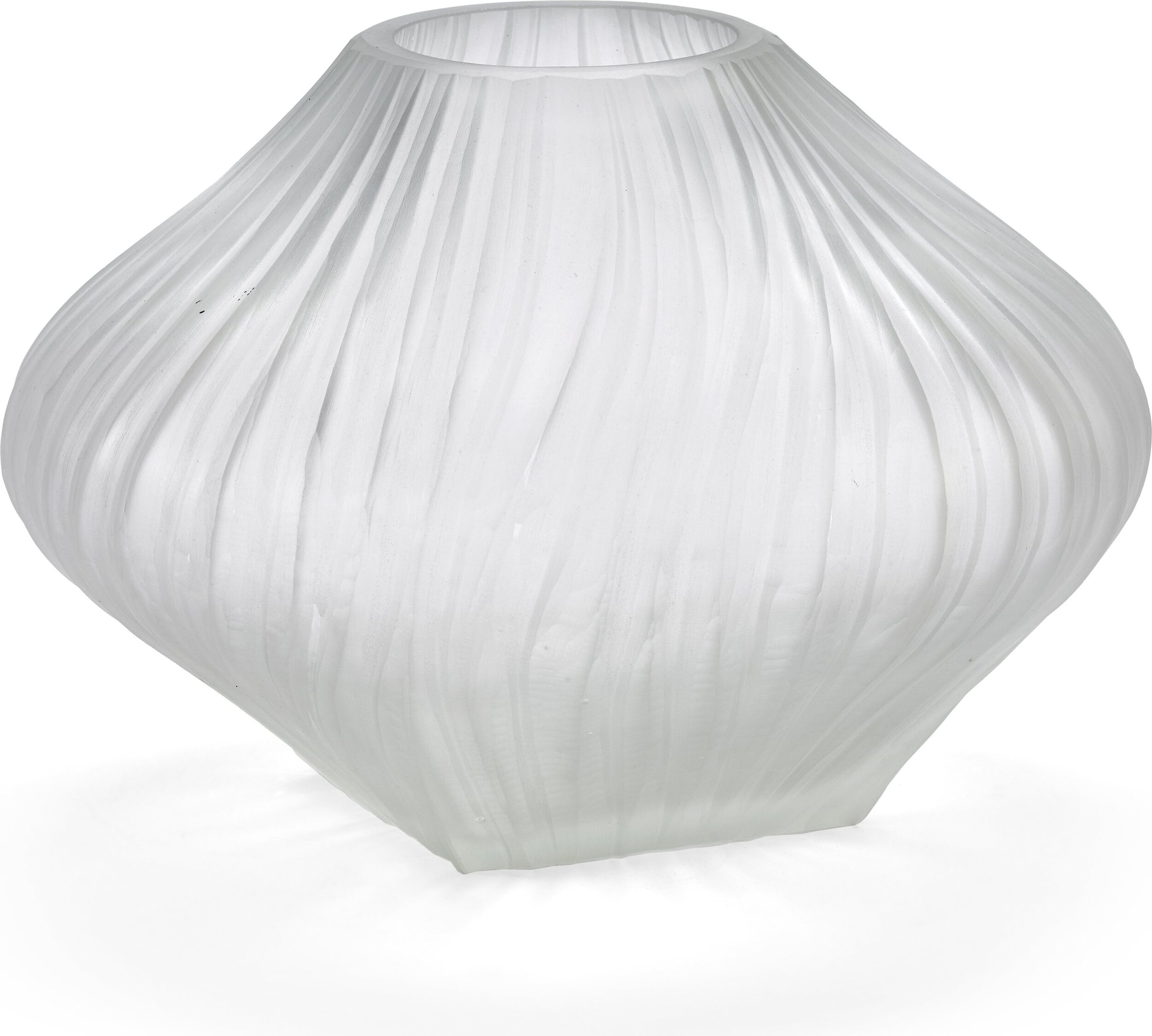 Josephine Glasvase 23,6 cm, gefrostet
