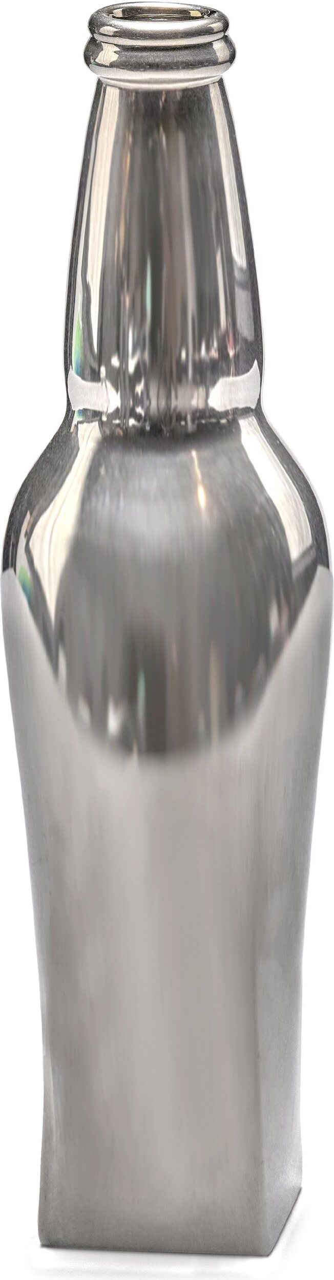 Josephine Glasvase 31 cm, silber
