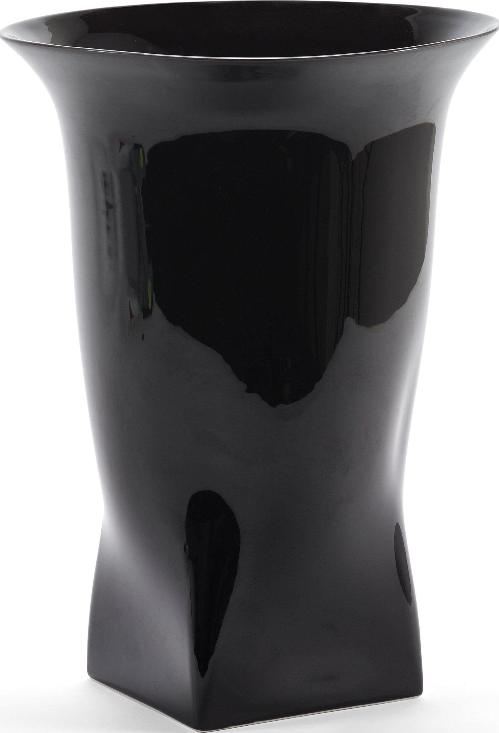 Josephine Porzellanvase 30 cm, schwarz