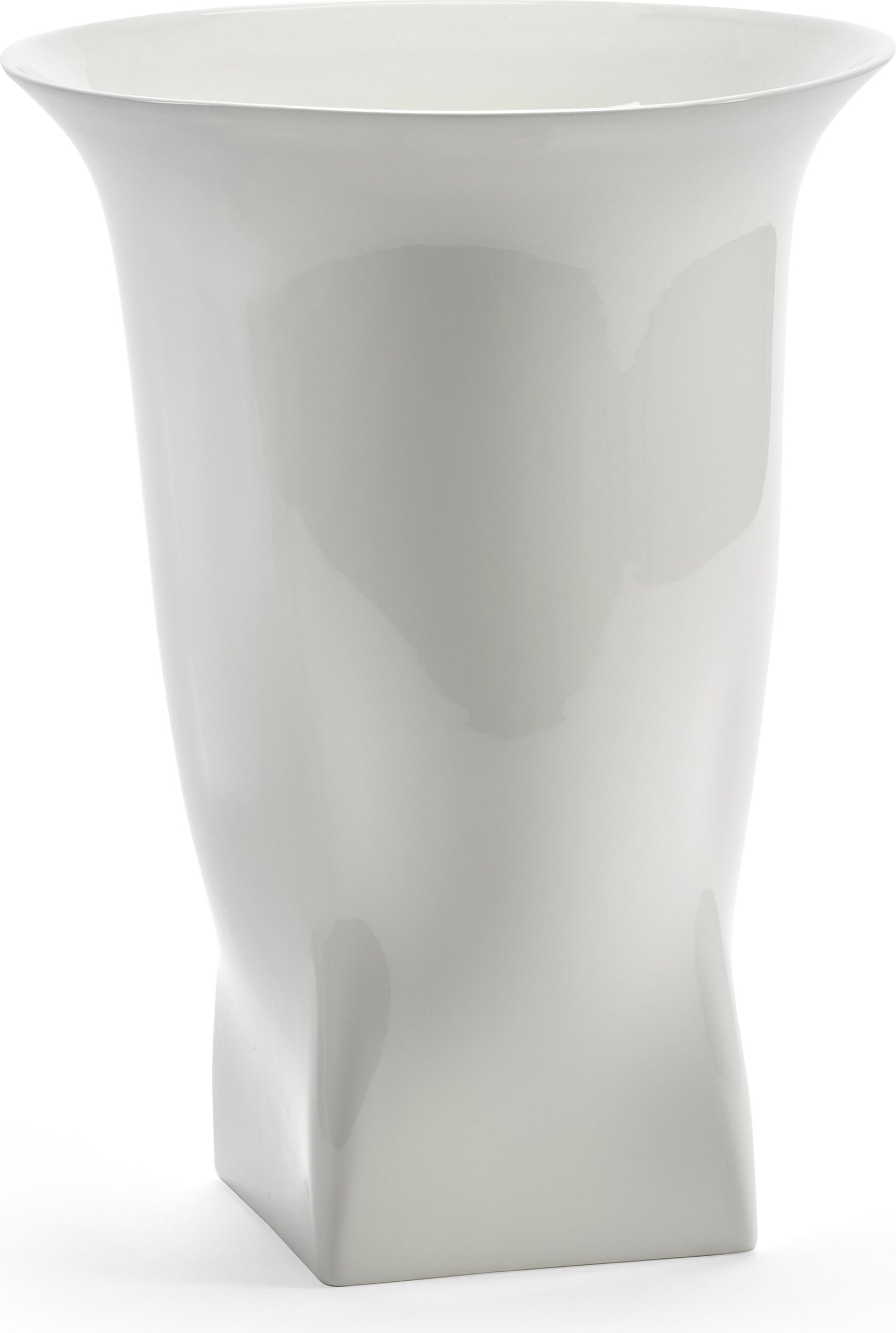 Josephine Porzellanvase 30 cm, weiß