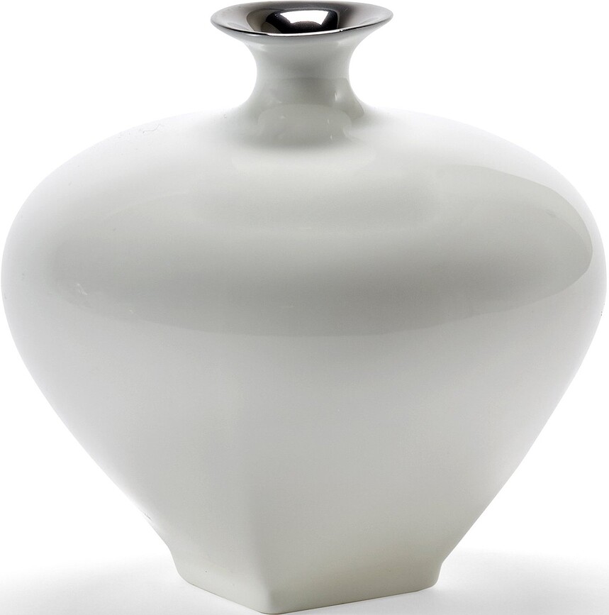 Josephine vas 9 cm, vit
