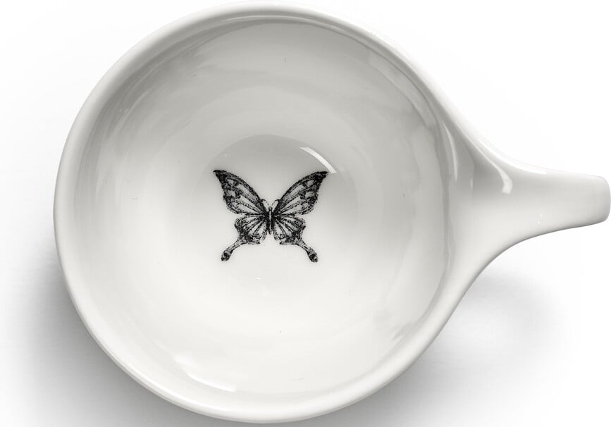 Juego de tazas de café espresso Unity Butterfly 80 ml, 2 unidades