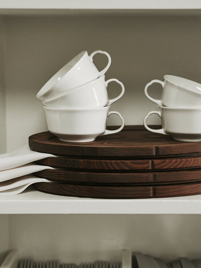 Juego de tazas de café Silhouette 190 ml, 4 unidades