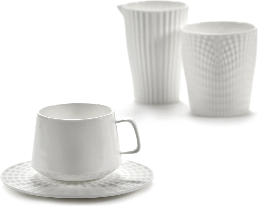 Juego de tazas para capuchino Nido 300 ml, verde, 4 unidades