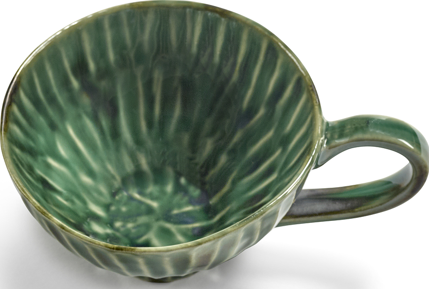 Juego de tazas para capuchino Verde Lanza, 230 ml, 2 unidades