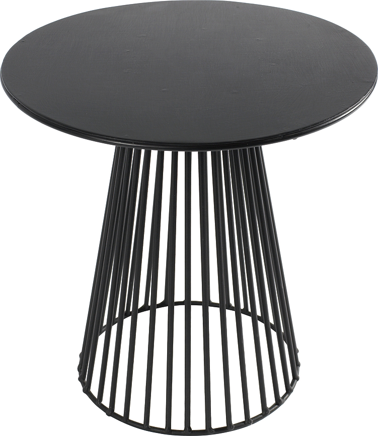 Kafijas galdiņš Garbo 30 cm, melns
