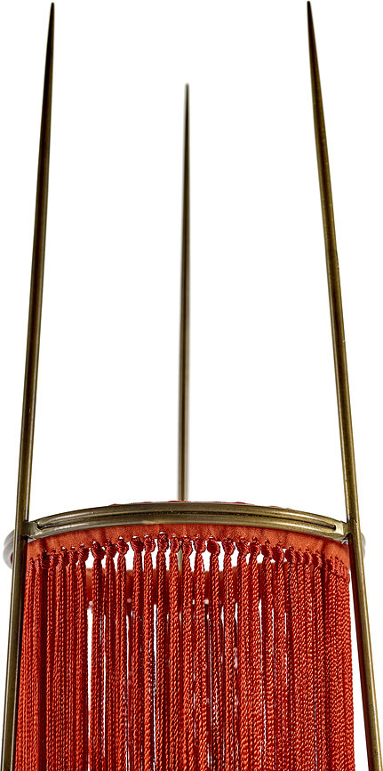 Kiki Lampa podna 85 cm crno-bijela