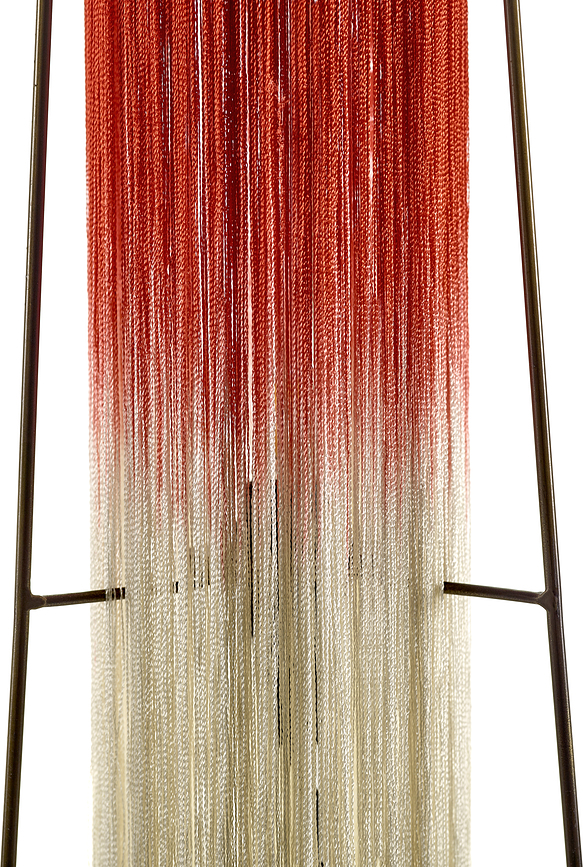 Kiki Lampa podna 85 cm crno-bijela